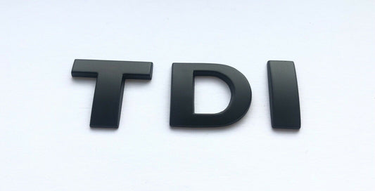 Sort Audi TDI Bag Emblem Badge